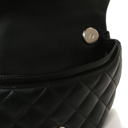 Chanel Calfskin Quilted CC Uniform Flap Belt Bag Black 15 of 15