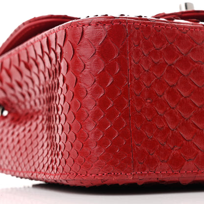 Chanel Snakeskin Mini Square Flap Red 9 of 11