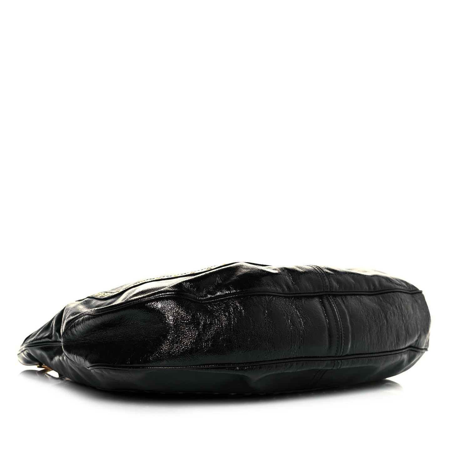 Patent Eyelet Hobo Black