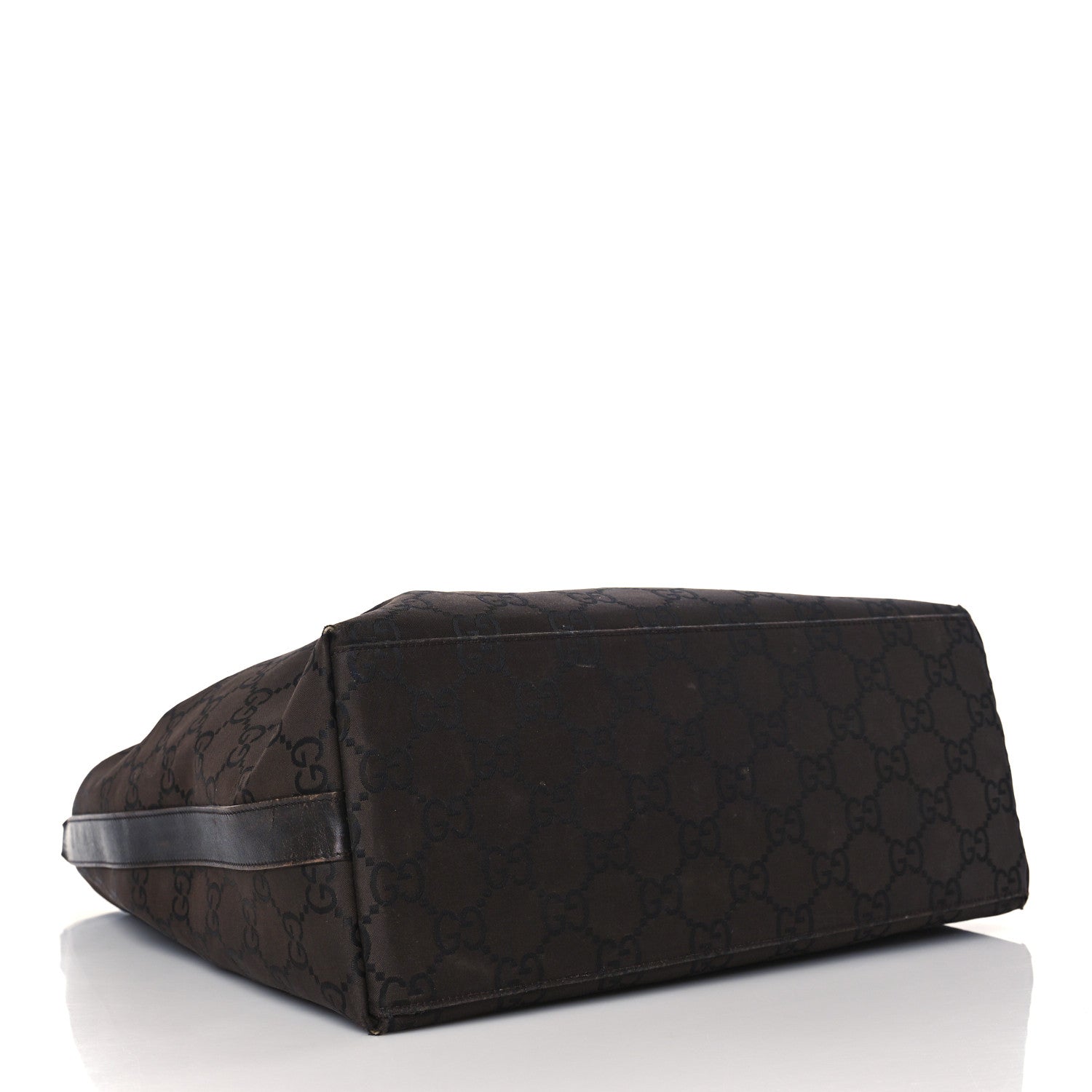 Gucci Nylon Monogram Hobo Dark Brown 4 of 11
