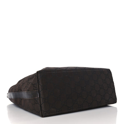 Gucci Nylon Monogram Hobo Dark Brown 4 of 11