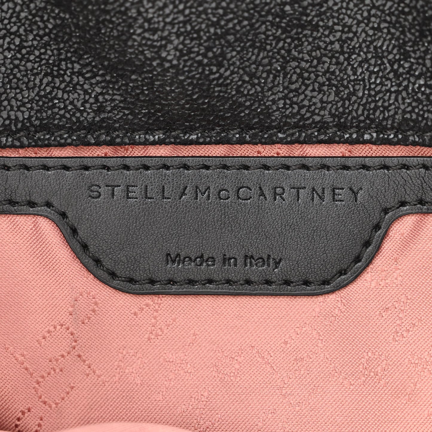 Shaggy Deer Mini Falabella Fold Over Tote Black