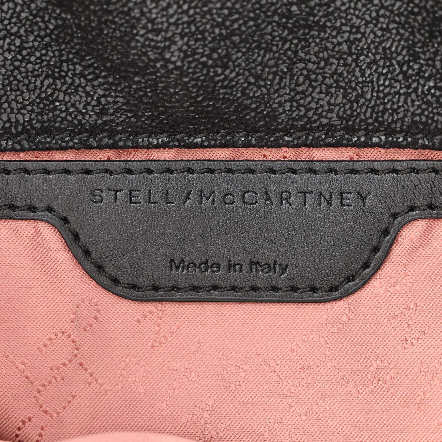 Stella McCartney Shaggy Deer Mini Falabella Fold Over Tote Black 6 of 11