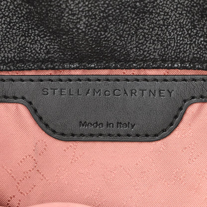 Stella McCartney Shaggy Deer Mini Falabella Fold Over Tote Black 6 of 11