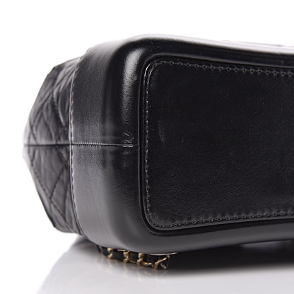 Chanel Aged Calfskin Quilted Small Gabrielle Backpack Black 8 of 9