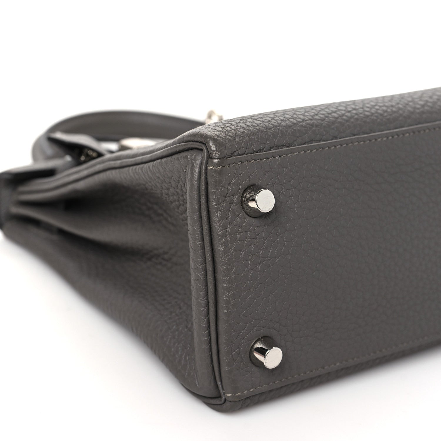 Hermes Togo Kelly Retourne 25 Etain 9 of 11