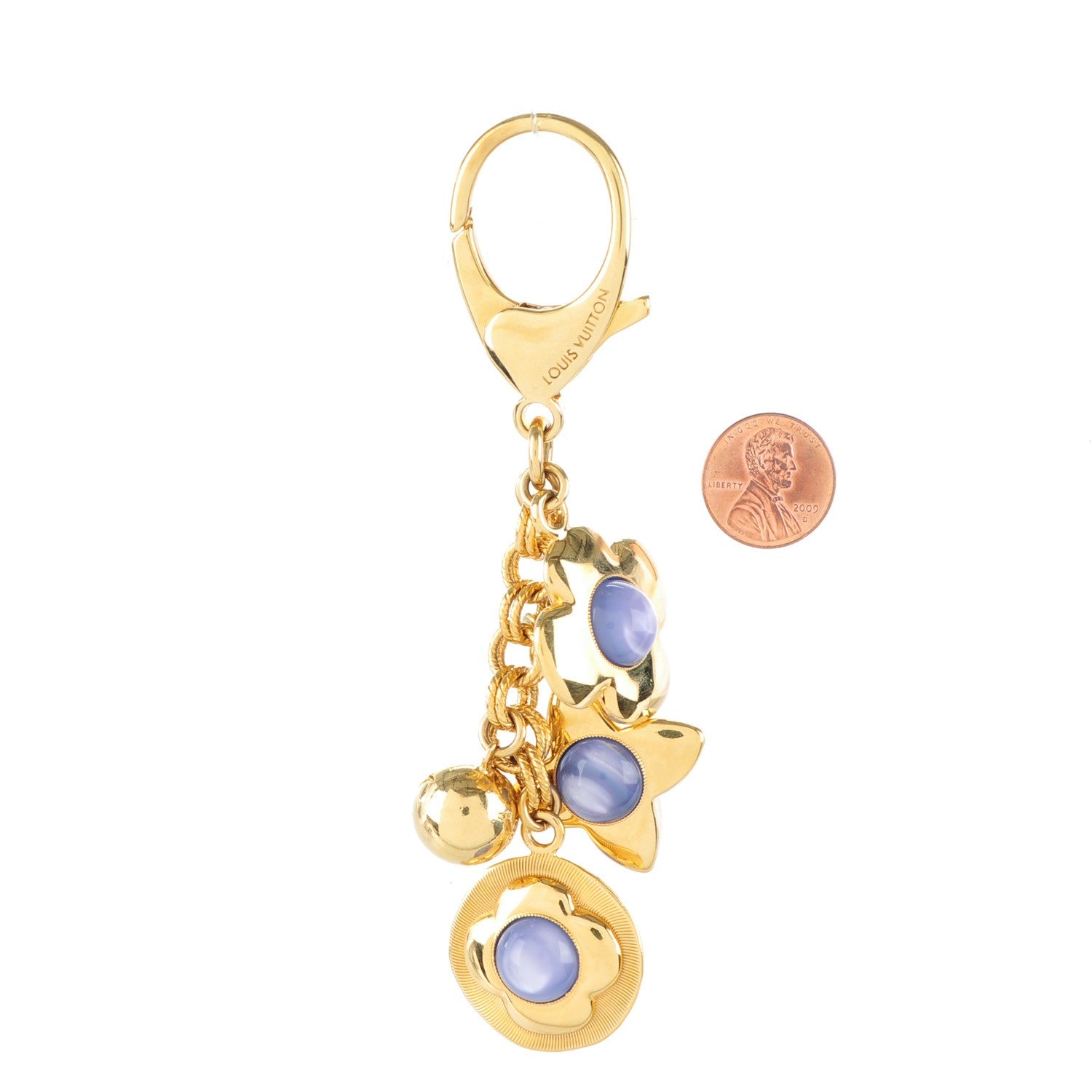 Louis Vuitton Tresor Bag Charm Azur 2 of 4