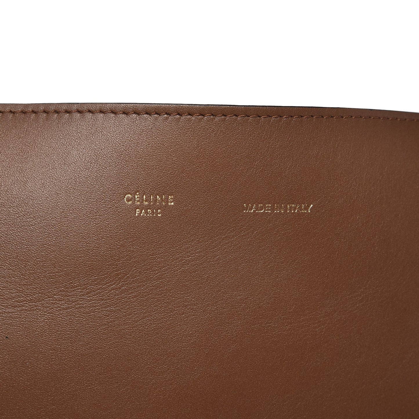 Shiny Smooth Calfskin Small Twisted Cabas Camel Tan