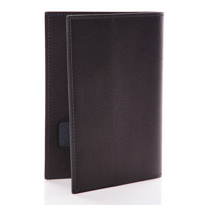 Hermes Evergrain MC2 Magellan Passport Holder Black 3 of 8