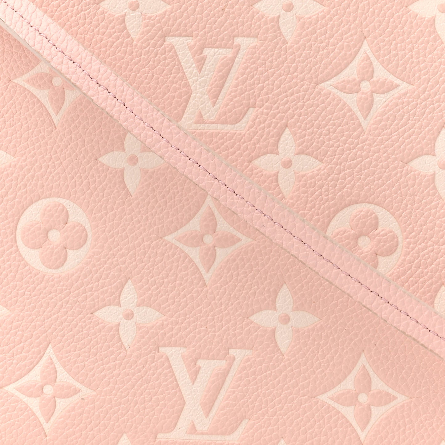 Empreinte Monogram Double Zip Pochette Rose