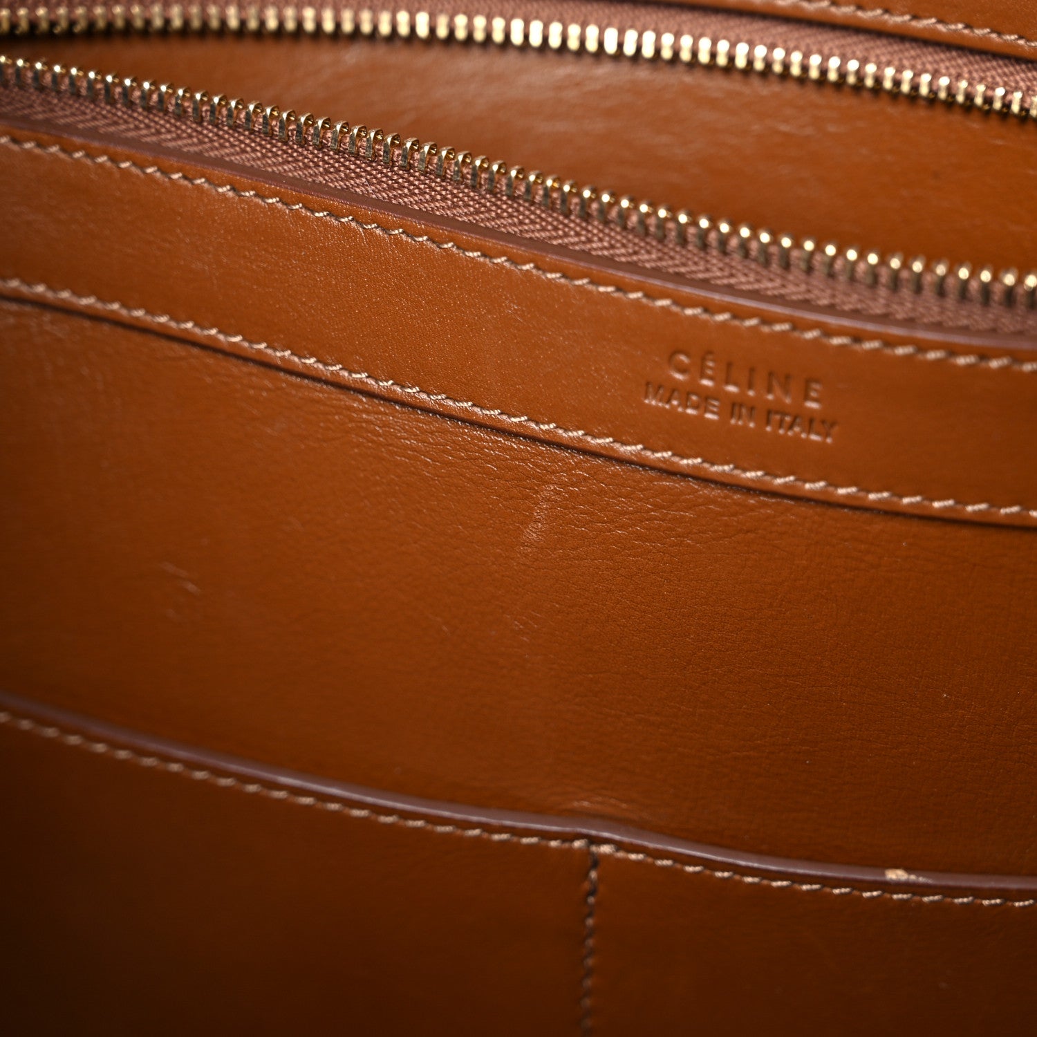 Celine Sleek Calfskin Small Cabas Phantom Tan 11 of 21