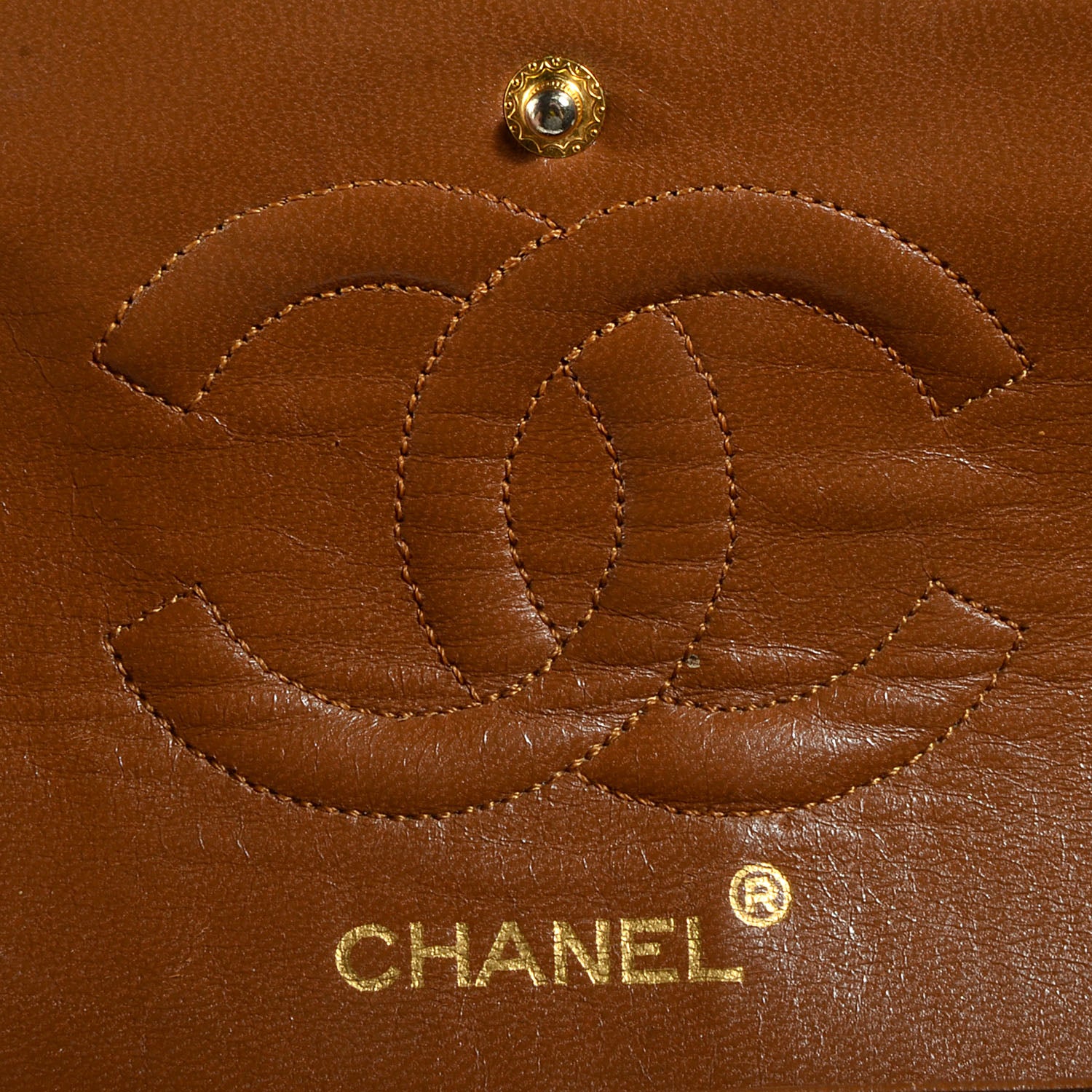 Chanel Lambskin Medium Double Flap Brown 6 of 9