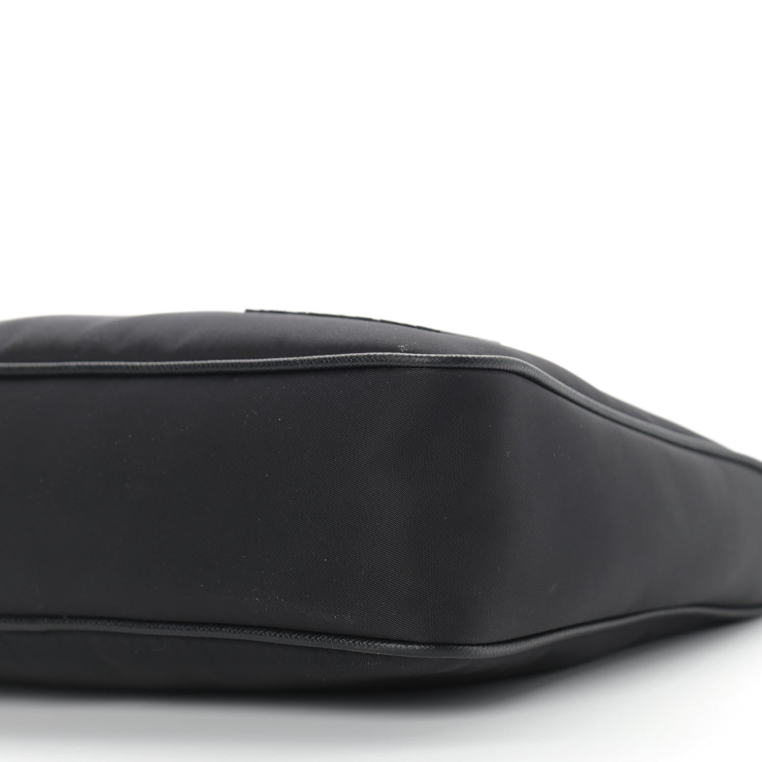 Prada Re-Nylon Saffiano Pocket Zippered Shoulder Bag Black 6 of 14