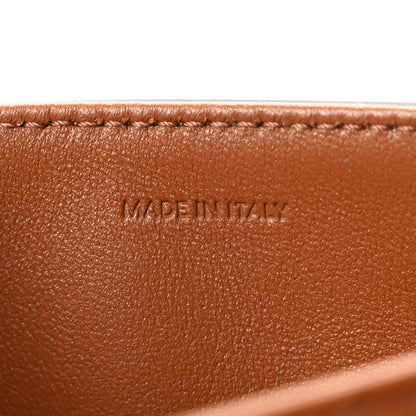 Celine Calfskin Triomphe Canvas Teen Triomphe Bag Tan 7 of 10