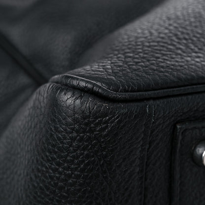 Hermes Taurillon Clemence Lindy 45 Black 10 of 11