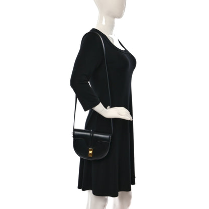 Celine Satinated Calfskin Besace Small 16 Black 2 of 11