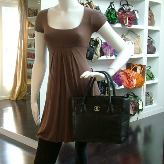 Python Cerf Shopper Black