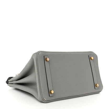 Hermes Togo BIRKIN 30 Gris Mouette 4 of 12