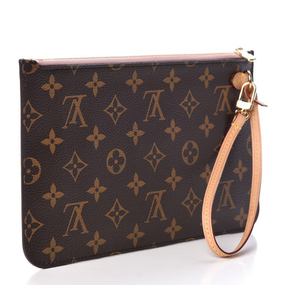 Louis Vuitton Monogram Neverfull MM GM Pochette Rose Ballerine 5 of 16