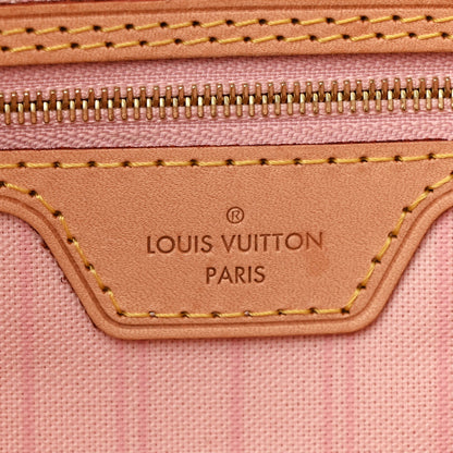 Louis Vuitton Damier Azur Neo Neverfull GM Rose Ballerine 8 of 14