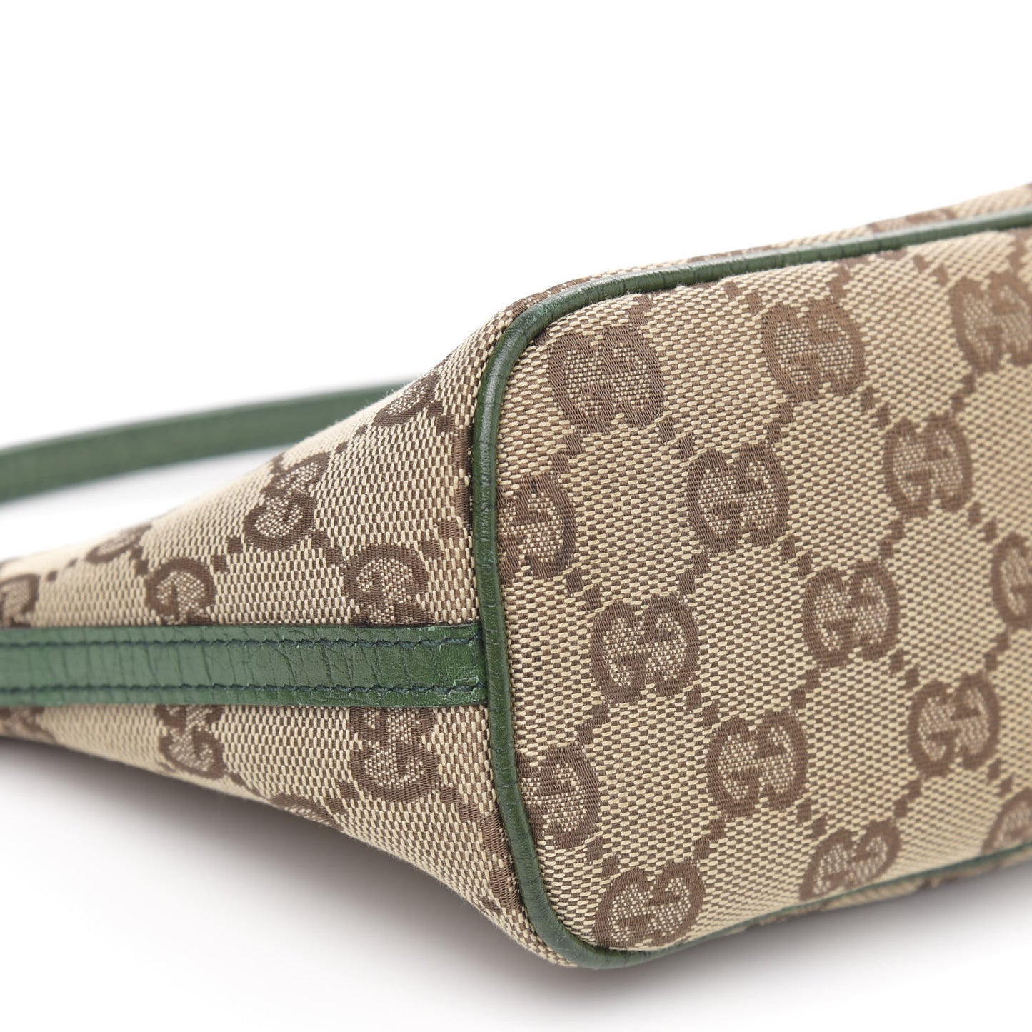 Monogram Web Boat Pochette Green