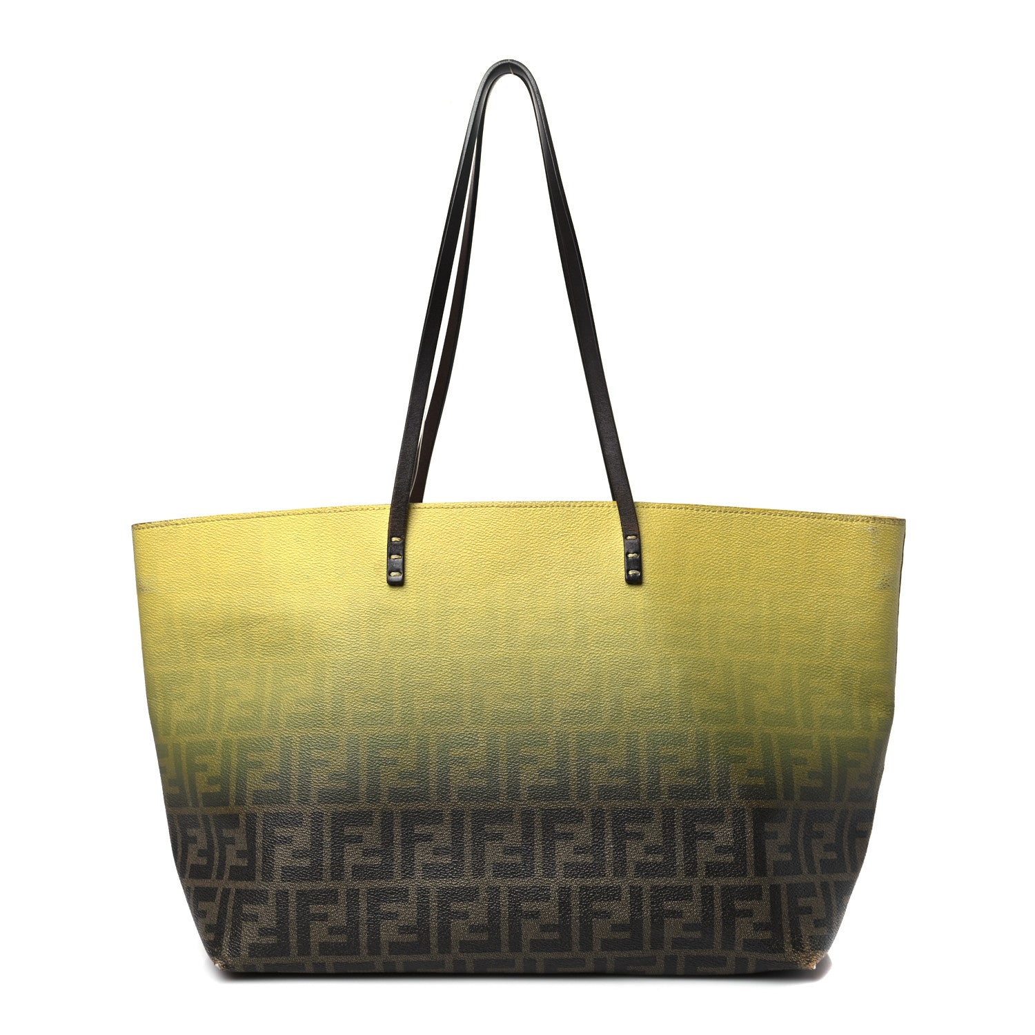 Fendi Zucca Spalmati Ombre Small Roll Tote Tobacco Cedro 1 of 15