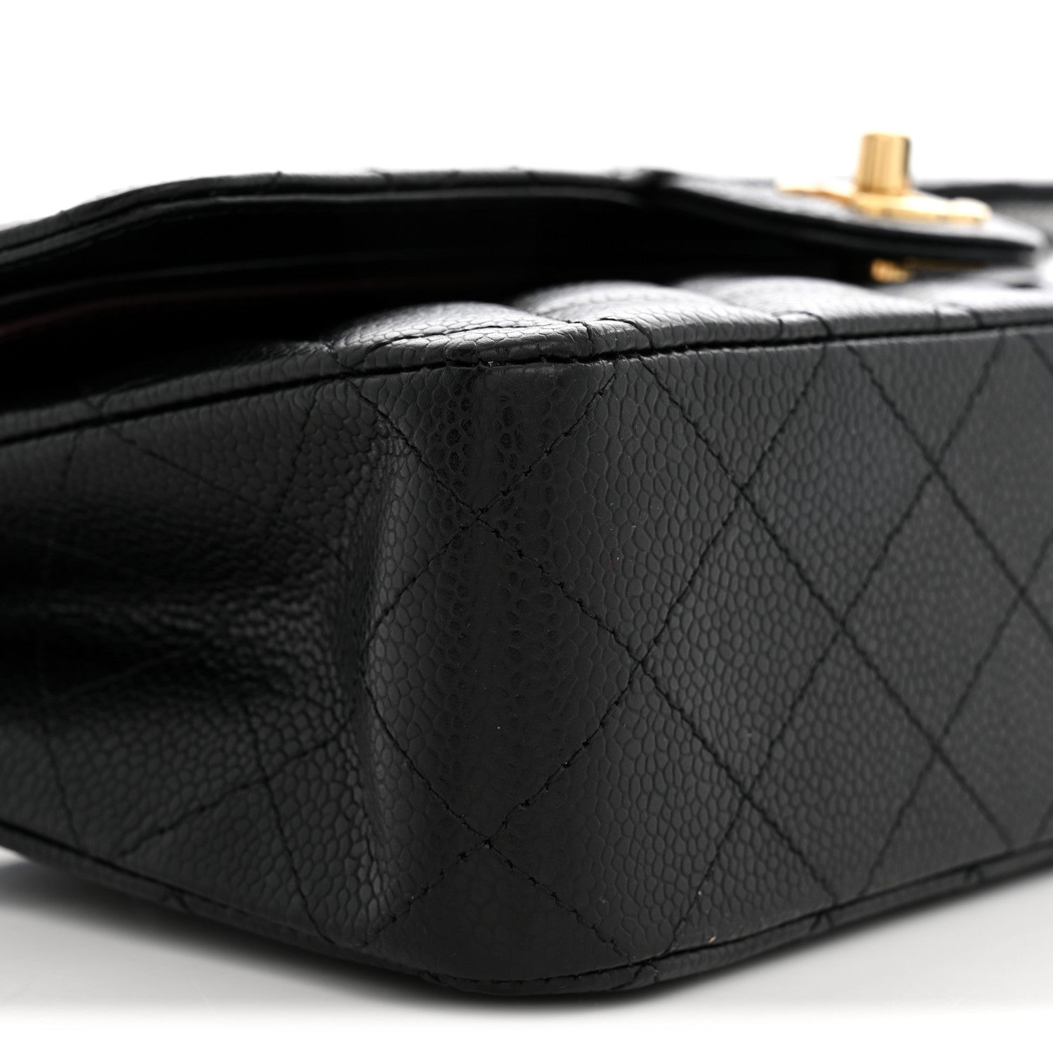 Chanel Caviar Quilted Medium Double Flap Black 9 of 10