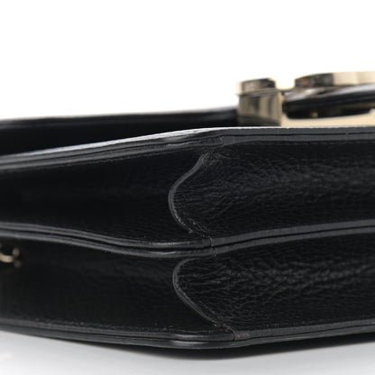 Gucci Dollar Calfskin Small Interlocking G Shoulder Bag Black 8 of 10