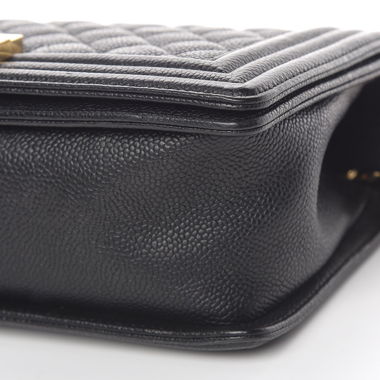 Chanel Caviar Quilted Medium Boy Flap Black 9 of 10