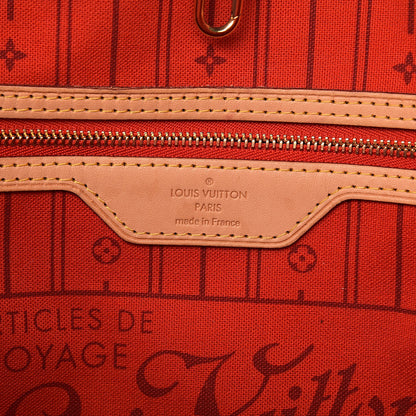 Louis Vuitton Monogram My LV Heritage Neverfull MM Rouge Black 6 of 12