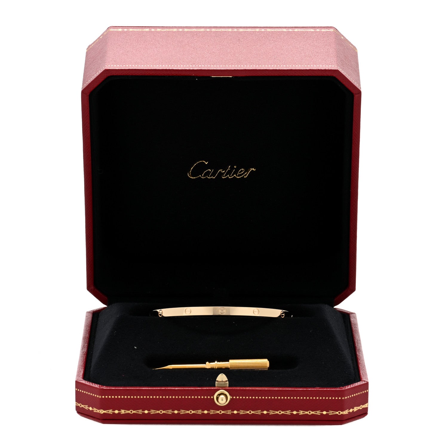 Cartier 18K Yellow Gold Small LOVE Bracelet 17 5 of 5