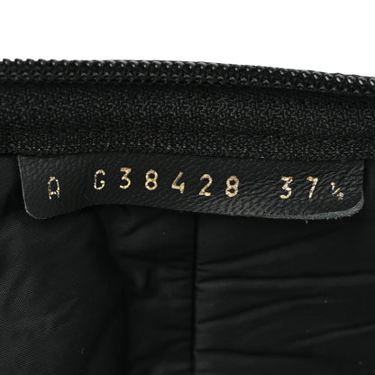 Chanel Mixed Fibers Lambskin Patent Calfskin Convertible High Boots 37 Black 14 of 16