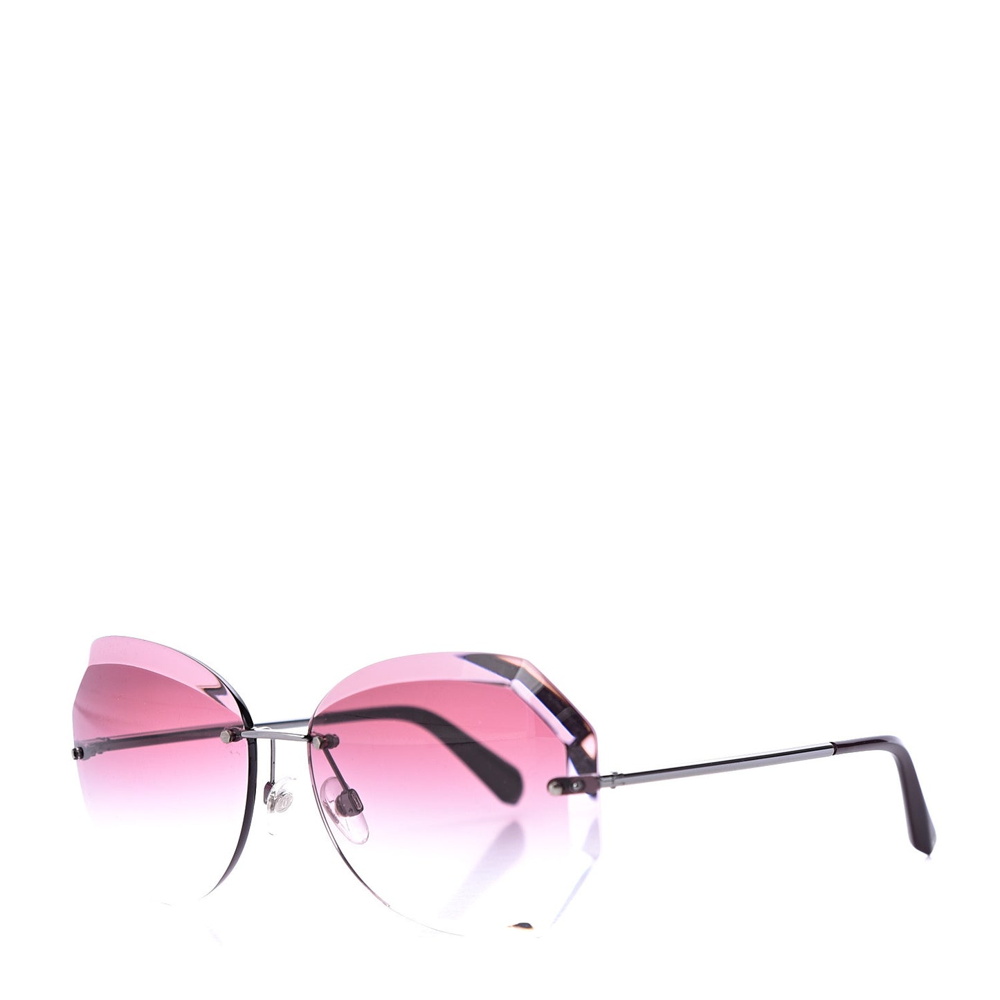 Metal Spring Round Sunglasses 4220 Pink