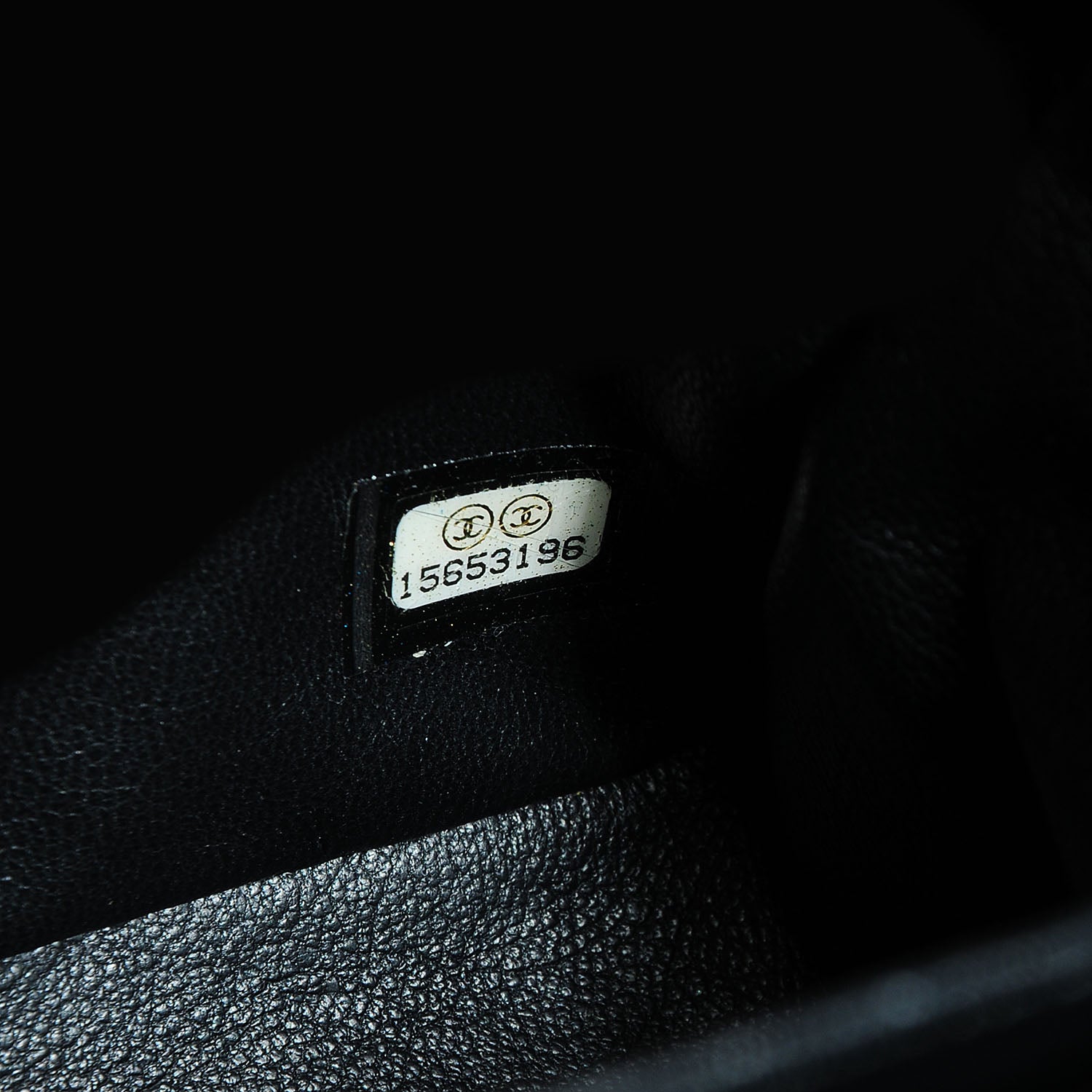 Chanel Lambskin Quilted Jumbo Double Flap So Black 7 of 7