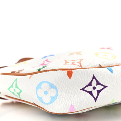 Louis Vuitton Monogram Multicolor Pochette Accessories White 8 of 9