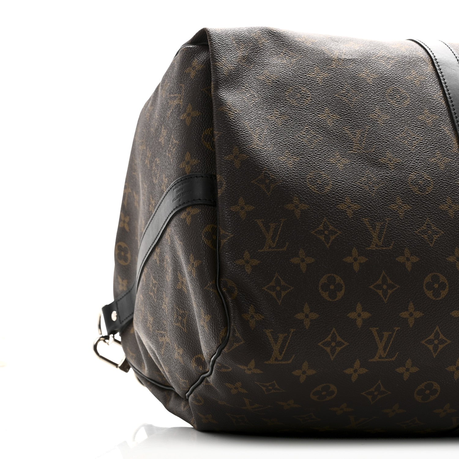 Louis Vuitton Monogram Macassar Keepall Bandouliere 55 7 of 10