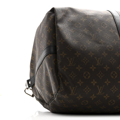 Louis Vuitton Monogram Macassar Keepall Bandouliere 55 7 of 10