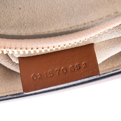 Chloe Suede Calfskin Medium Faye Shoulder Bag Tobacco 7 of 8