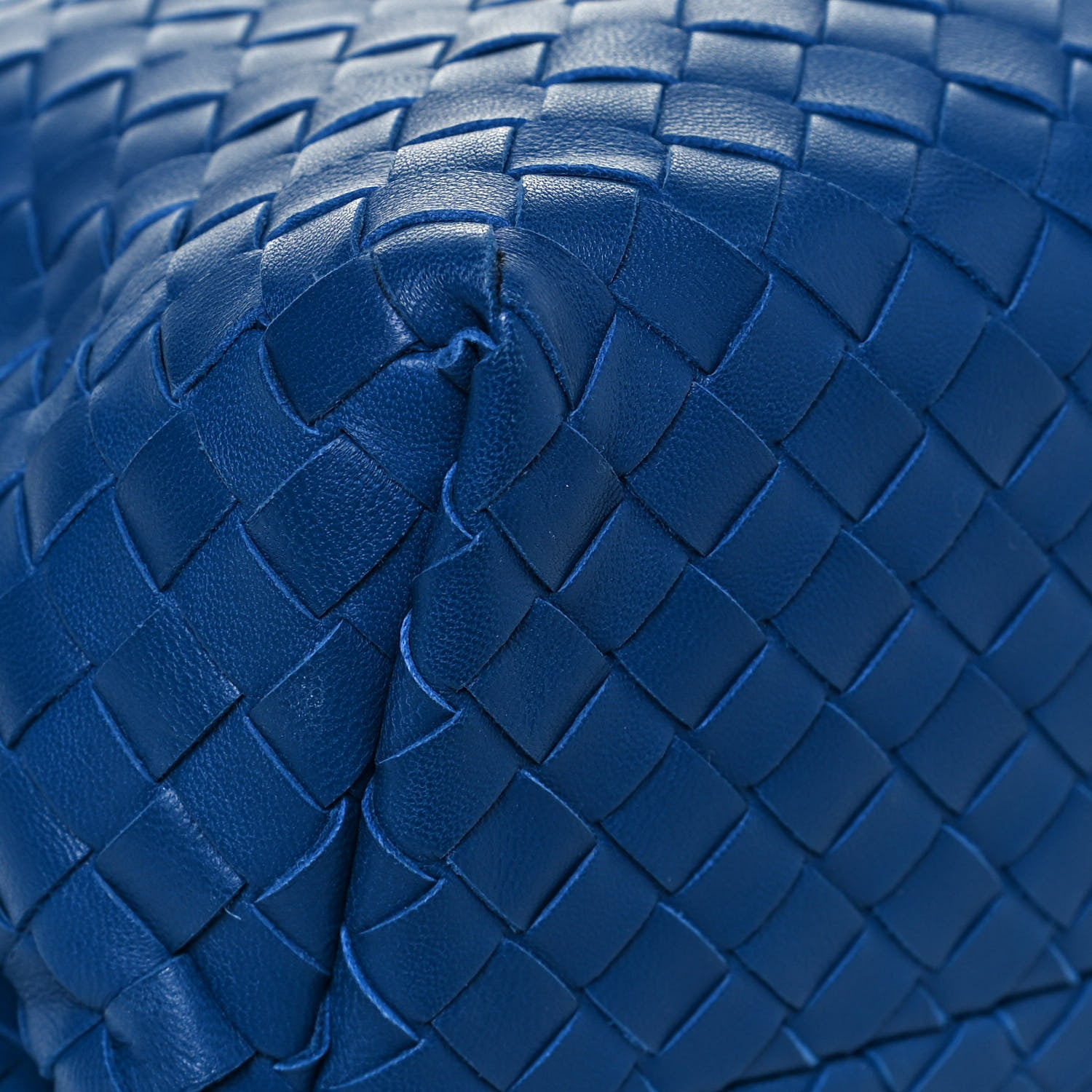 Bottega Veneta Nappa Intrecciato Karung Glass Tote Blue 9 of 11