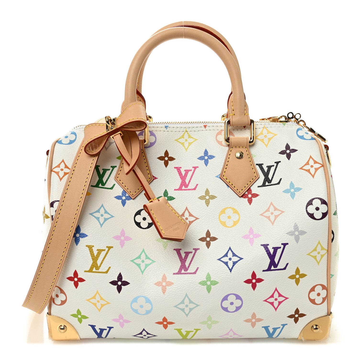 Louis Vuitton LV X TM Monogram Multicolor Speedy Bandouliere 25 White 1 of 9
