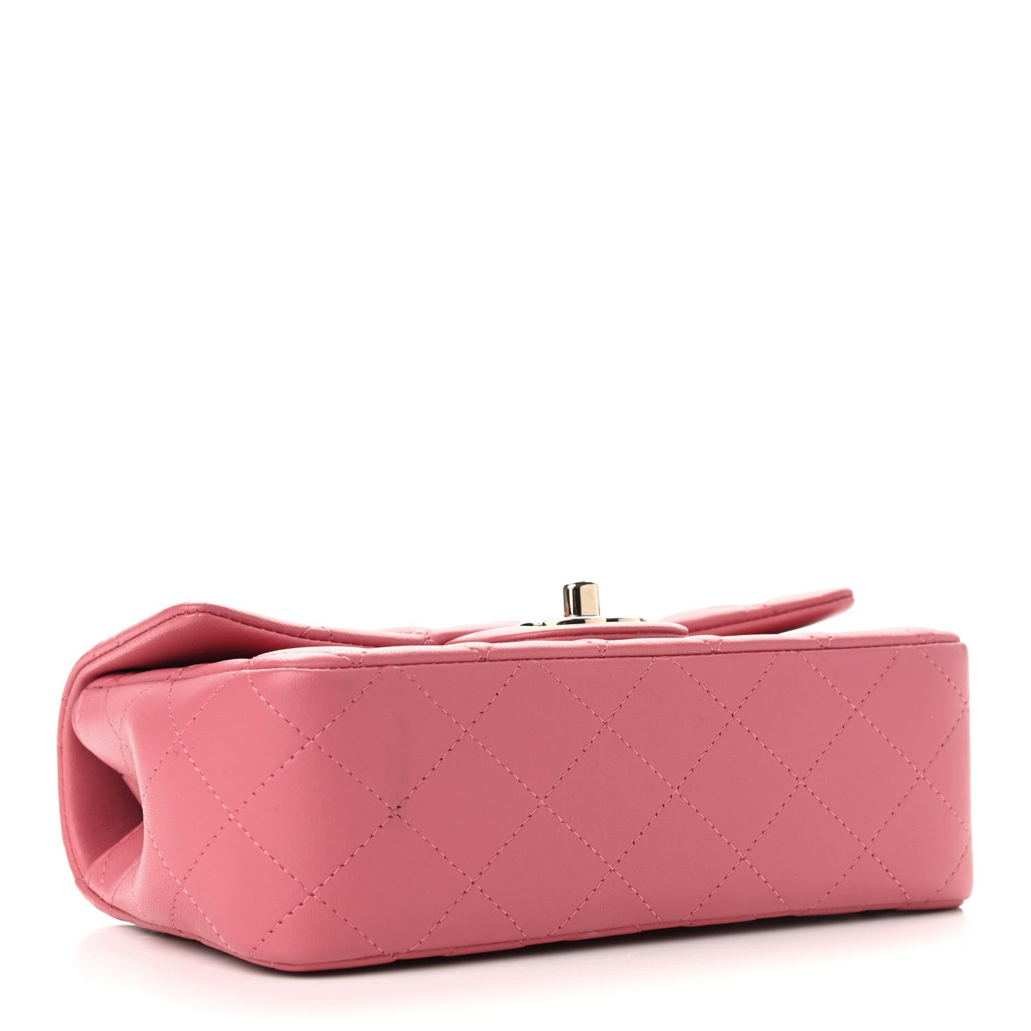Chanel Lambskin Quilted Valentine Charms Mini Rectangular Flap Pink 4 of 12