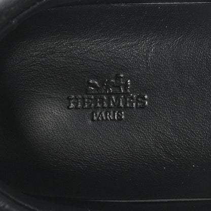 Hermes Calfskin Day Sneakers 39.5 Black 8 of 9