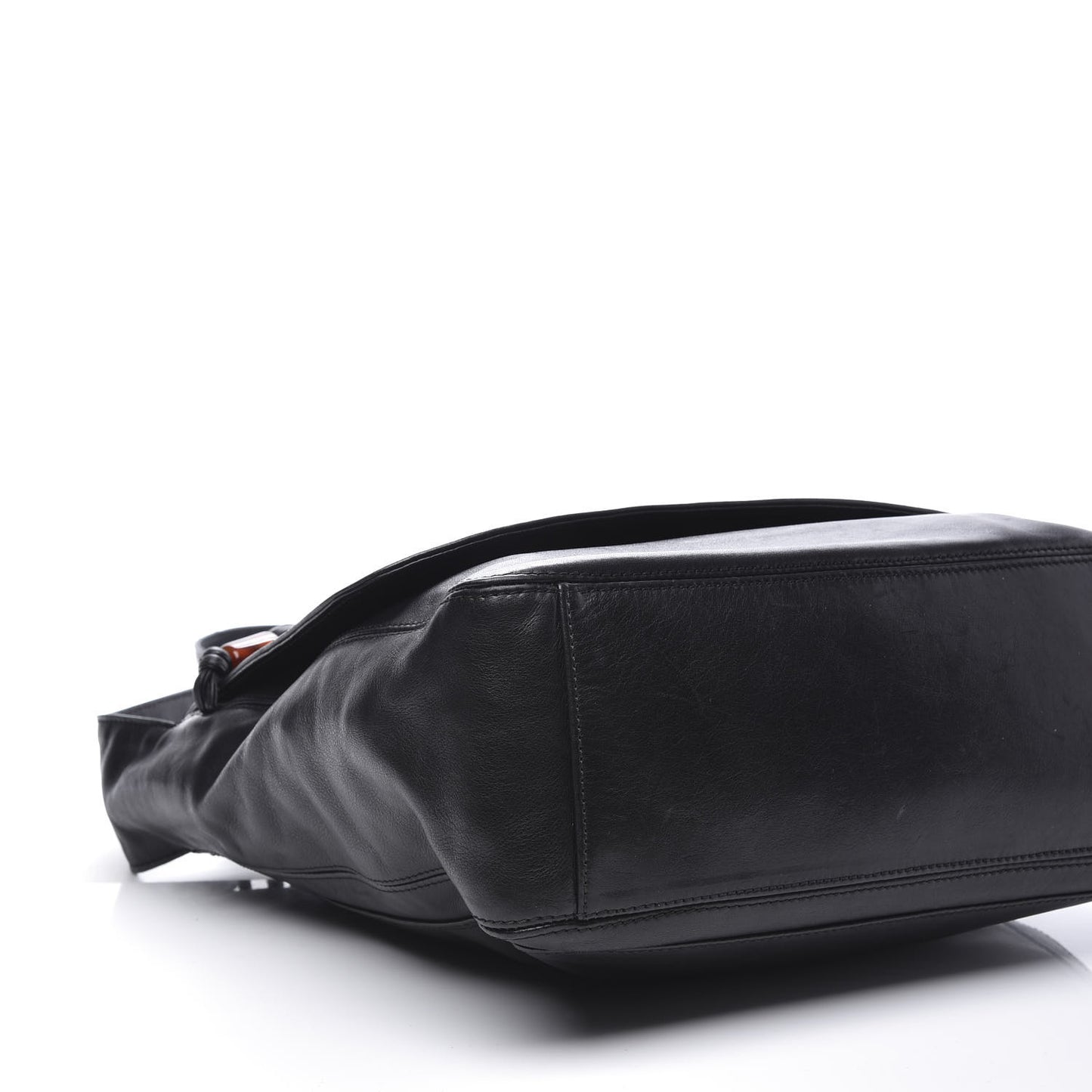 Lambskin CC Tassel Shoulder Bag Black