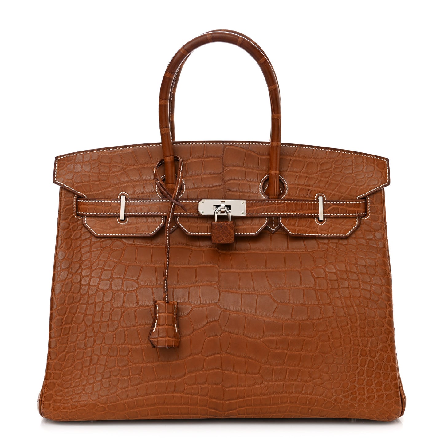 Matte Alligator Birkin 35 Fauve