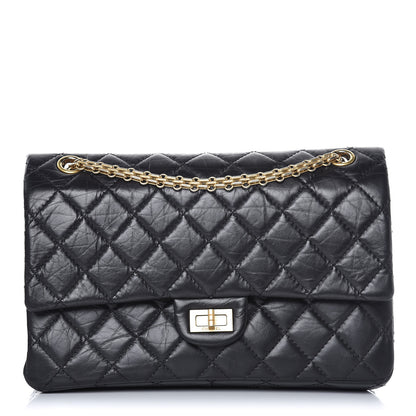 Chanel Aged Calfskin Quilted 2.55 Reissue 226 Flap Black 1 of 10