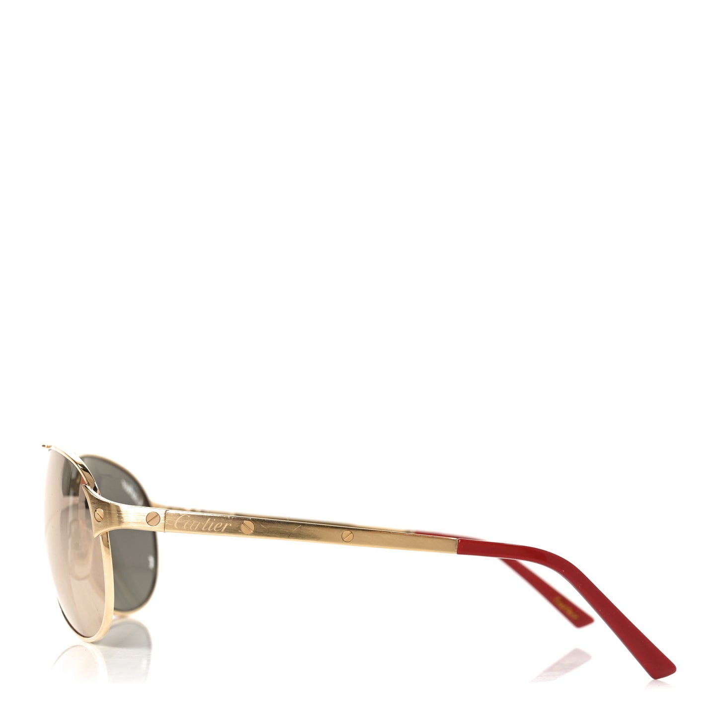 Santos Dumont Aviator Sunglasses Gold