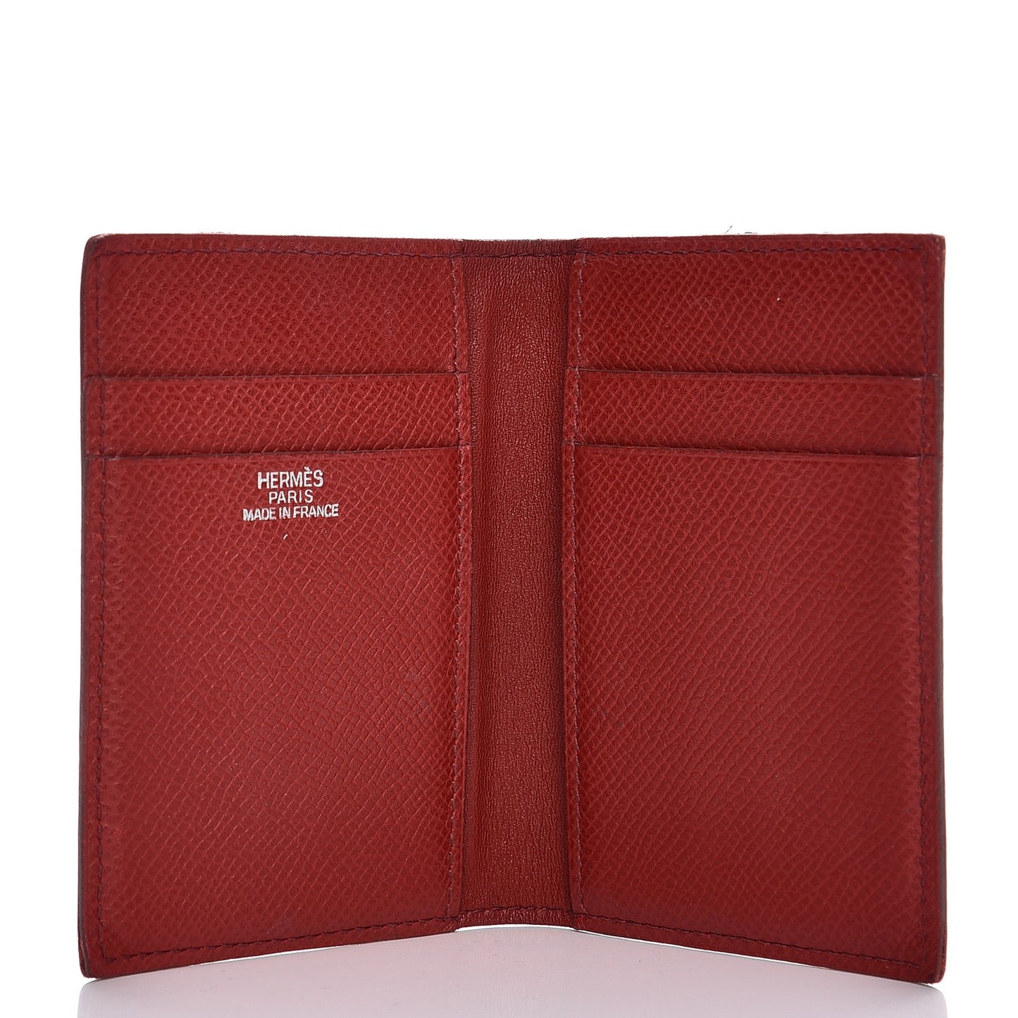 Epsom Card Case Rouge Vif