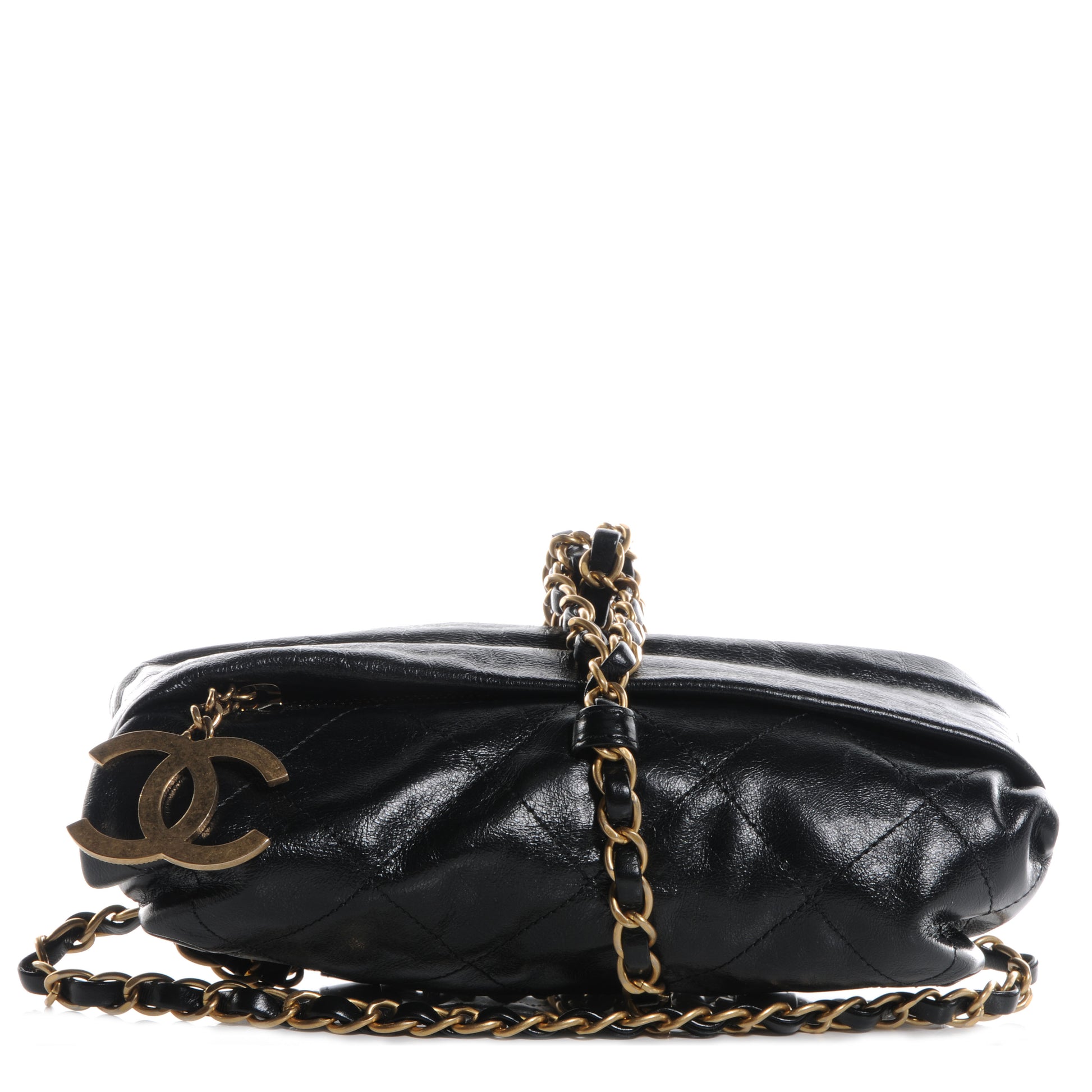 Chanel Calfskin Baluchon Black 1 of 8