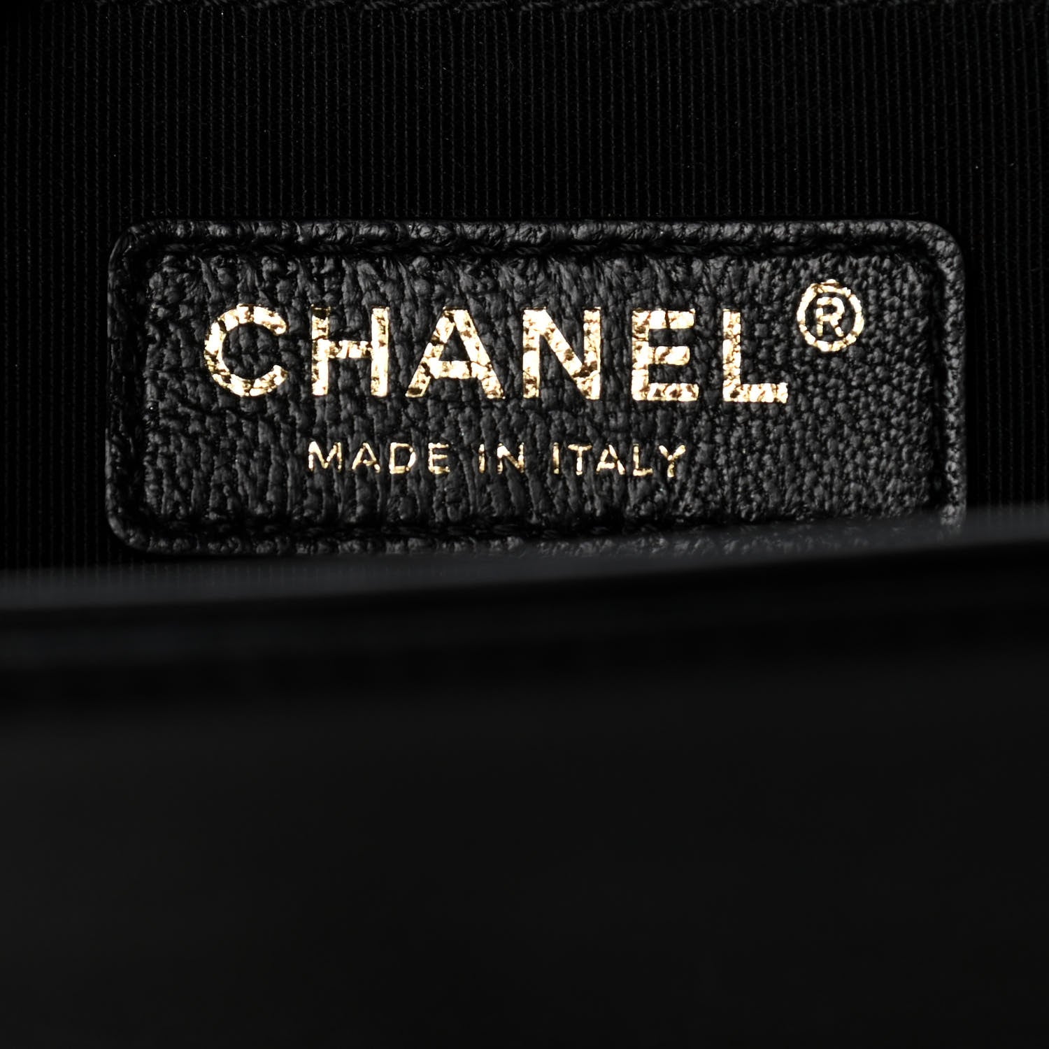 Chanel Calfskin Quilted Crest Embellished Medium Boy Flap Black White Blue 6 of 11