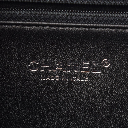 Chanel Caviar Lizard Quilted Large Coco Handle Flap Black 6 of 8